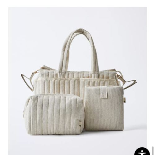 STRIPED DIAPER BAG PACK