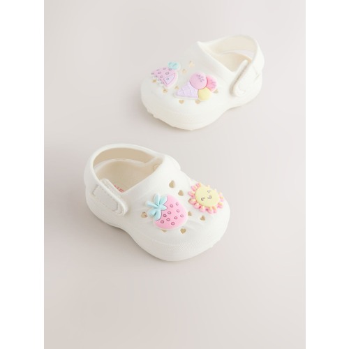 White Bunny Character Baby EVA Clogs (0-24mths)
