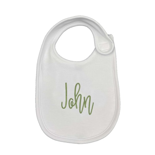 Name Embroidered Bib