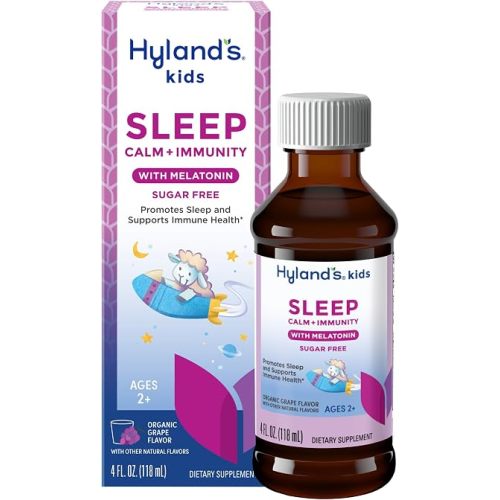 Hyland's Kids Sleep Aid with Melatonin + Immunity Support, Organic, 2+ 4oz
