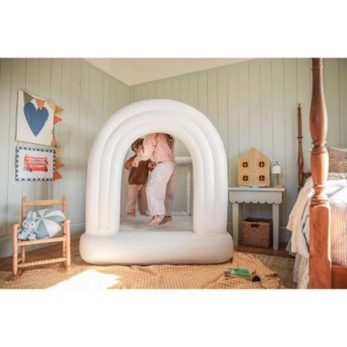 SMOL Mini Rainbow Bounce House White