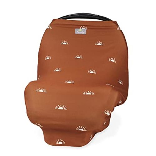 Itzy Ritzy 4-in-1 Nursing Cover, Car Seat & Stroller Cover (Checkerboard)