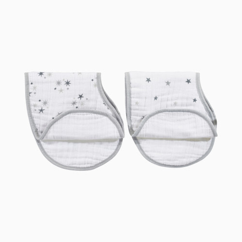 Cotton Muslin Burpy Bibs (2 Pack) - Twinkle
