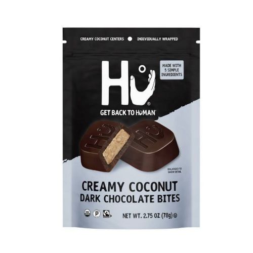 Hu Kitchen Coconut Dark Chocolate Bites - 2.75oz