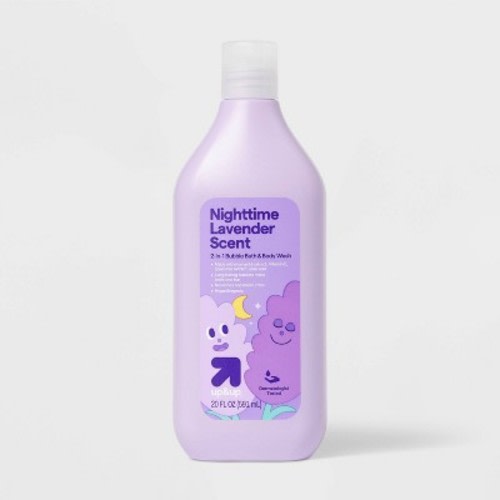 Kids' Bubble Bath + Body Wash - Night Time Lavender - 20oz - up&up™