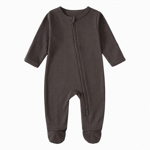 Xyant Baby Boys Girls Organic Cotton Zip-Front Sleeper Pajamas Footed Sleepwear 0-12 Months