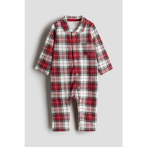 PAJAMA JUMPSUIT WITH COLLAR