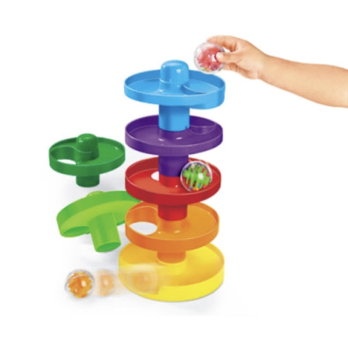 Rainbow Stack Ball Track