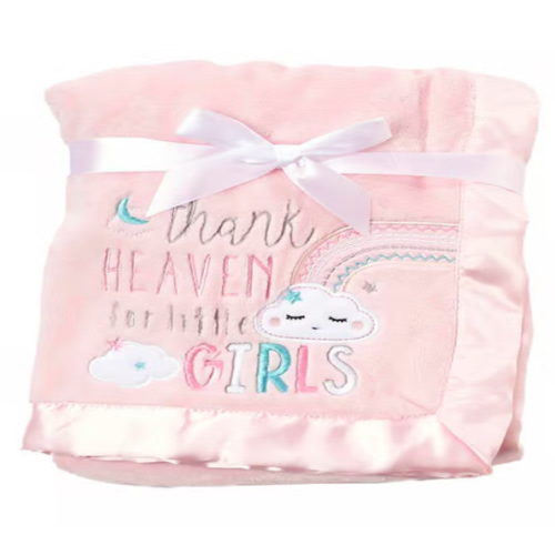 Baby Essentials® Thank Heaven for Little Girls Blanket