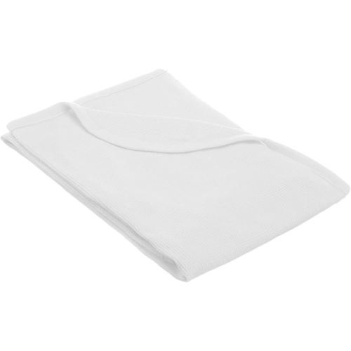 American Baby Company 100% Cotton Thermal Waffle Swaddle Blanket, Soft, Breathable & Stretchy, White, 30" x 40" for Boys and Girls, Perfect for Swaddling, Travel and Gifting