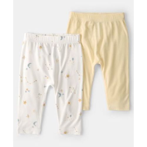 Baby Boys' or Baby Girls' Constellation Pull-On Pants, 2-Pack