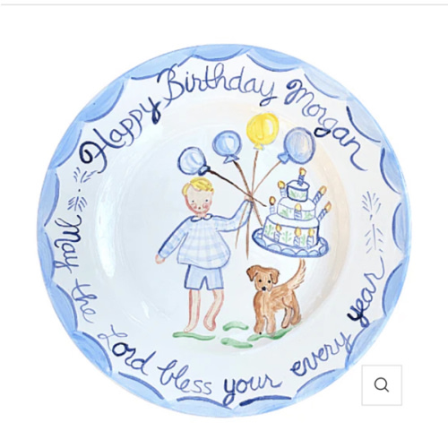 Tricia Lowenfield Gift Card - Custom Birthday Plate