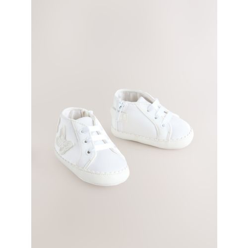 White Baby High Top Trainers (0-24mths)