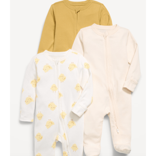 2 Way Zip Sleeper - 3pk - 3-6 Month