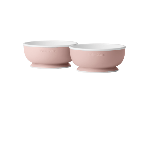Baby Bowl, 2-pack: Powder pink