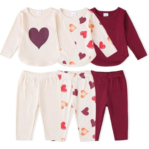 Baby Girl Clothes Toddler Fall Winter Outfits 6 Pcs Girl Clothes