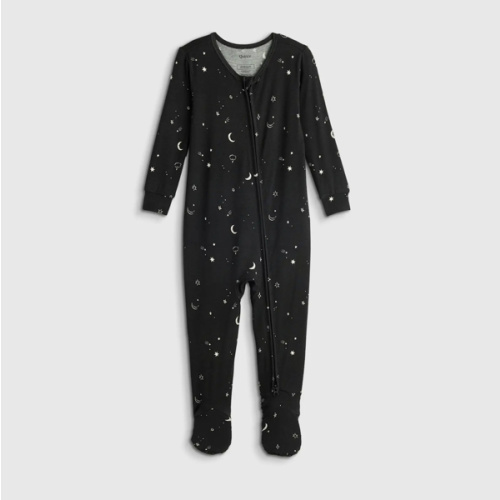 Bamboo Footie Pajama - Baby in Night Sky