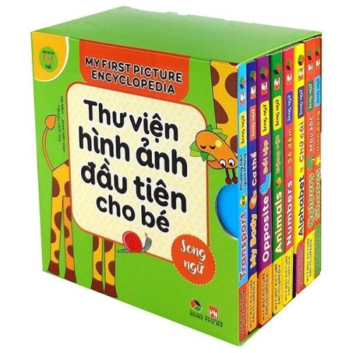 Boxset My First Picture Encyclopedia (Bilingual) - Thư Viện Hình Ảnh Đầu Tiên Cho Bé (Song Ngữ) (Bộ 8 Cuốn)