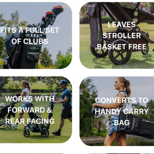 Baby Caddie - Golf Bag for Strollers | Free Worldwide Shipping