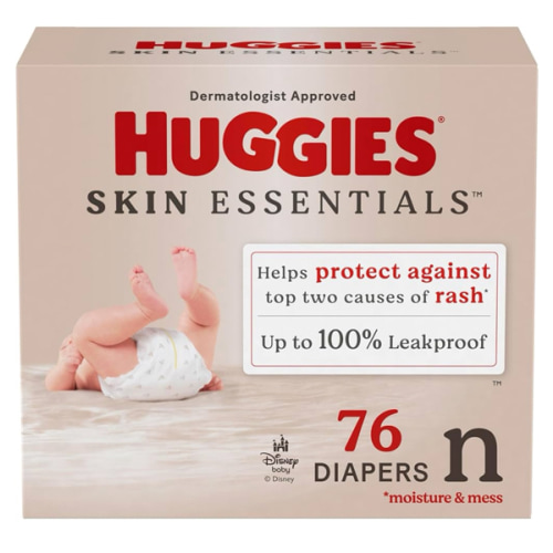 Amazon.com : huggies skin essentials new born diapers