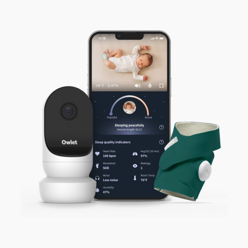 Owlet Dream Duo with 2nd Generation Cam - Deep Sea Green