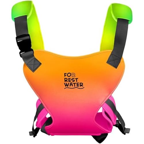 Baby Carrier - Premium Neoprene Ergonomic for Warm & Safe Water & Land Fun (4-24 Months) - Adjustable Infant & Toddler Harness – Summer & Winter Baby Carrier (PinkOrange)