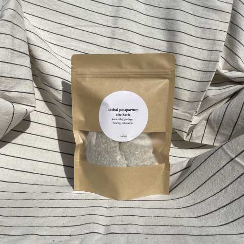 Organic Postpartum Sitz Bath: Herbal Perineal Soak