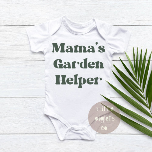 Mama's Garden Helper, Garden Baby, Garden Helper, Baby Onesie®, Garden Baby Onesie®, Garden Baby Outfit, Little Garden Helper, Baby Gift