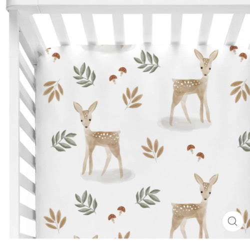 Finley's Fawn Crib Sheet