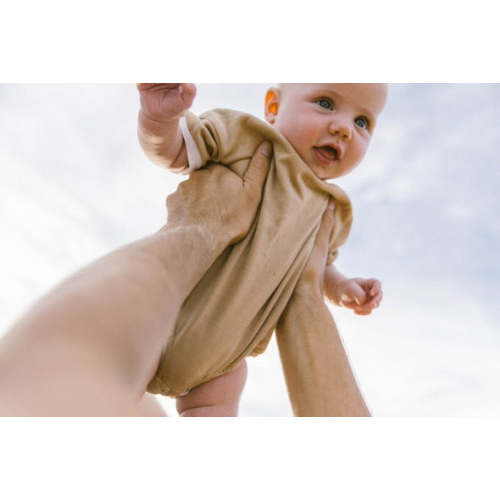 Sullivan Romper in Camel