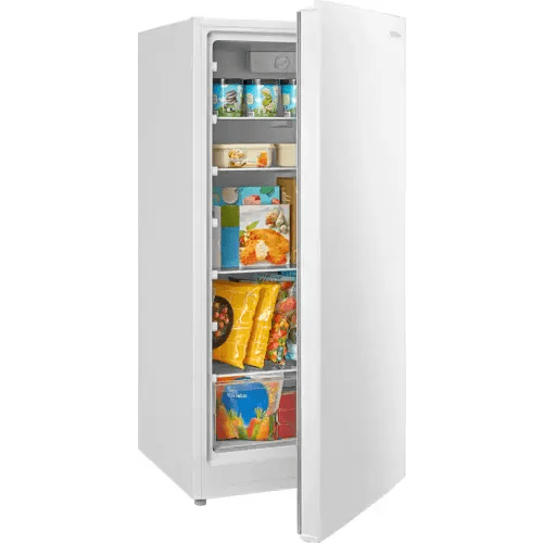Insignia™ - 7.1 Cu. Ft. Garage Ready Upright Convertible Freezer - White
