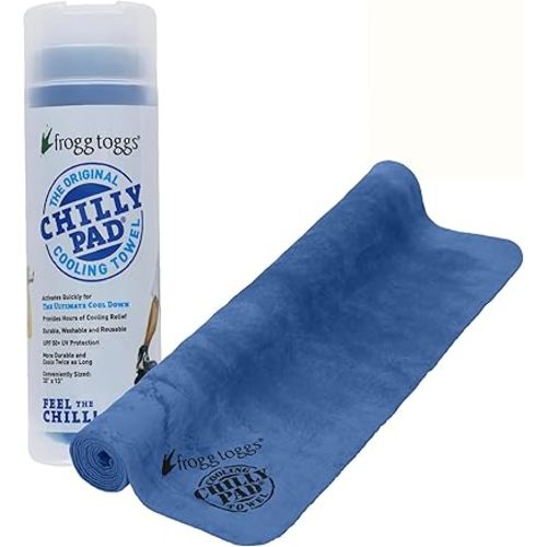 FROGG TOGGS Chilly Pad, Instant Cooling Towel, Long Lasting, Reusable, Sports and Outdoors Neck Towel 33x13