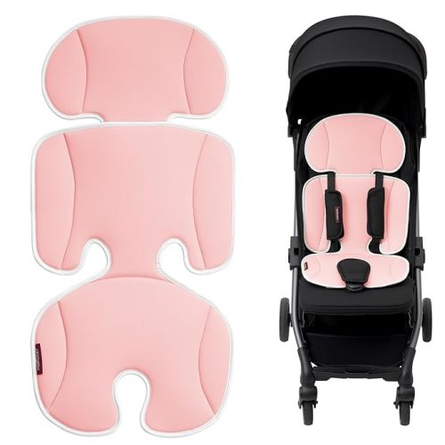 Momcozy Stroller Cooling Pad | Detachable 2-Piece Cooling Cushion | Universal Soft Cooler Pad, Breathable & Adjustable Car Seat Liner | Fits Strollers, Car Seat, Swing, High Chair, Bassinet