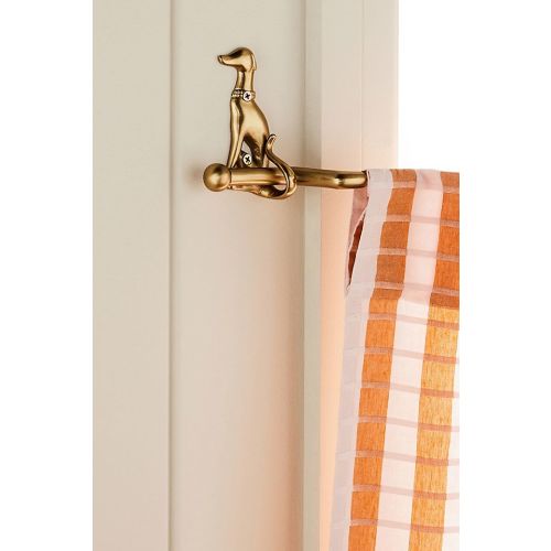 Caine Dog Café Curtain Rod