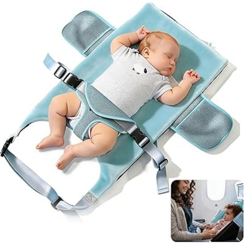 Toddler Airplane Bed, 1-12 Months Old Baby Travel Essentials for Flying, Portable Baby Airplane Bed for Flight, Suitable for Airplanes