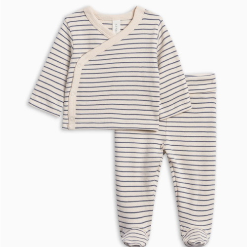 Organic Baby Riley 2 Piece Kimono Top and Pant Set