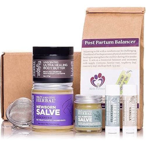 New Mama Gift, Natural Postpartum Care, Postpartum Care Package, Natural Baby Gifts, Natural Skin Care for New Baby and Mother, Postpartum Tea, New Mom Gifts, Ora's Amazing Herbal