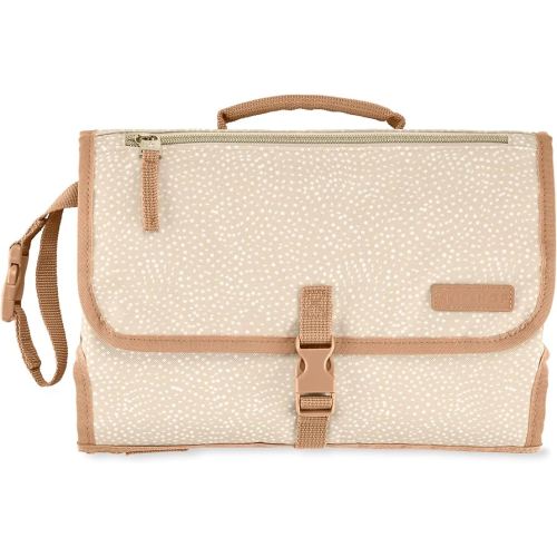 Skip Hop Portable Baby Changing Pad, Pronto, Beige Swirl Dot