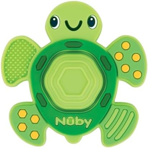 Nuby Teethe N' Pop Sensory Play Teether for Babies, 3M+