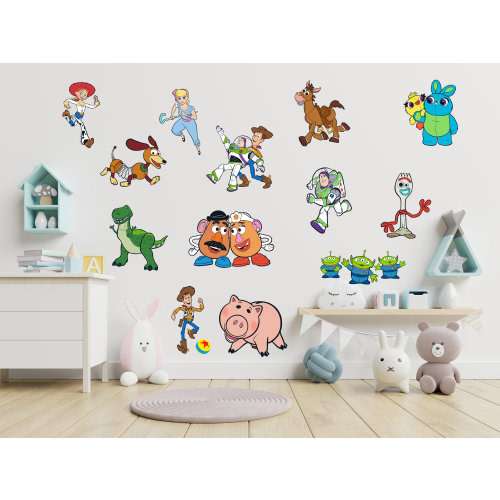 Children's Popular Characters Room Decorations Removable Wall Stickers Set Decal Home Decor Art Vinyl Decal Mural Kids Room Interior Design