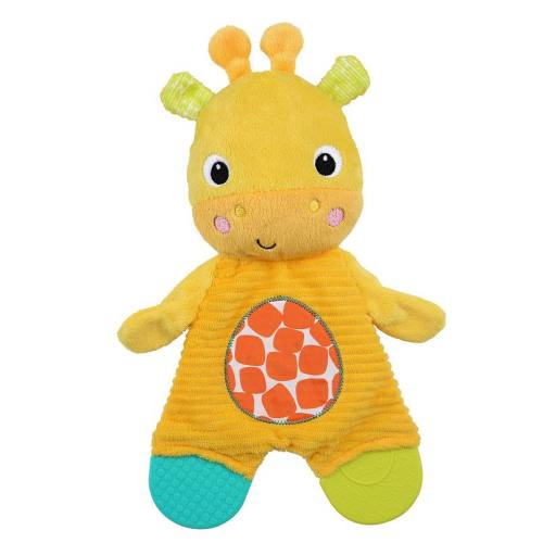 Bright Starts Snuggle & Teethe Plush Giraffe Teether Toy