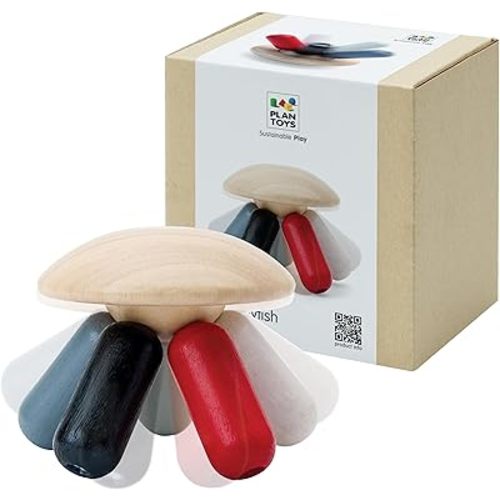 PlanToys Flexi Jellyfish-HIGH Contrast