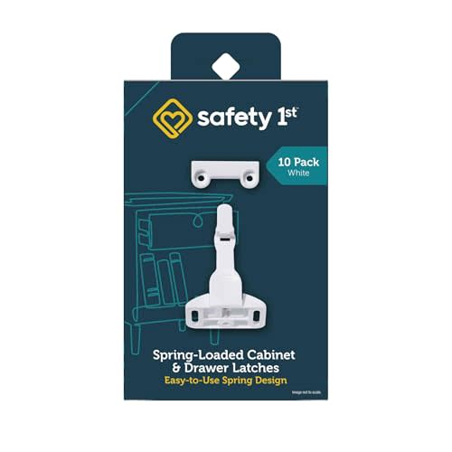 Safety 1st Spring n' Release Latches, 10 Pack