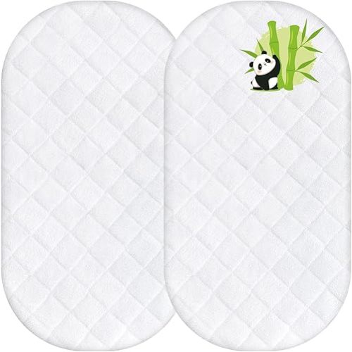 Waterproof Bassinet Mattress Protector Cover Fits UPPAbaby & SNOO