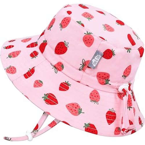 JAN & JUL Quick Dry Sun-Hat with Neck Flap for Swimming Boys' Beach Hat