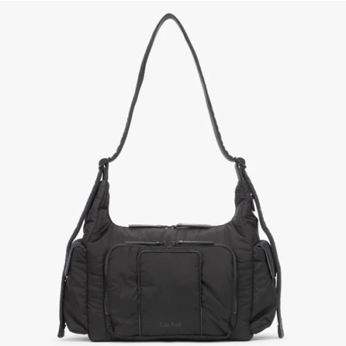 Crossbody Diaper Bag - BLACK