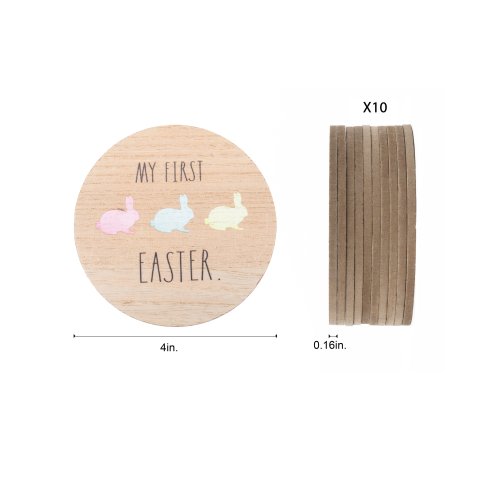 Rae Dunn Baby Holiday Milestone Plagues - Set of 10