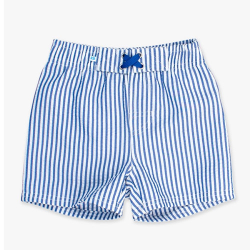 Seersucker Swim Trunks