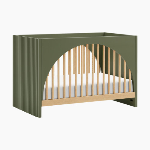 babyletto Moab 3-in-1 Convertible Crib - Olive/Ash