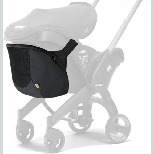 Doona Snap-On Storage Bag - Car Seat Bag, Stroller Bag for Doona Car Seat & Stroller, Easy Snap-On Storage